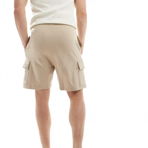 Solid, Regular Fit, Knee Length, Casual, Cotton Blend Cargo Shorts for Men